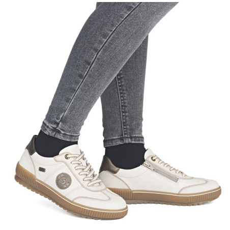 D0702 Ecru, Sneakers basses Remonte