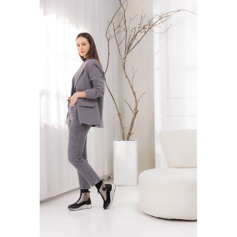 D0T78 Noir, Baskets montantes Remonte