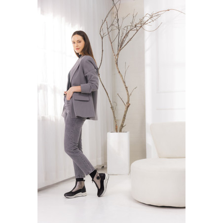 D0T78 Noir, Baskets montantes Remonte