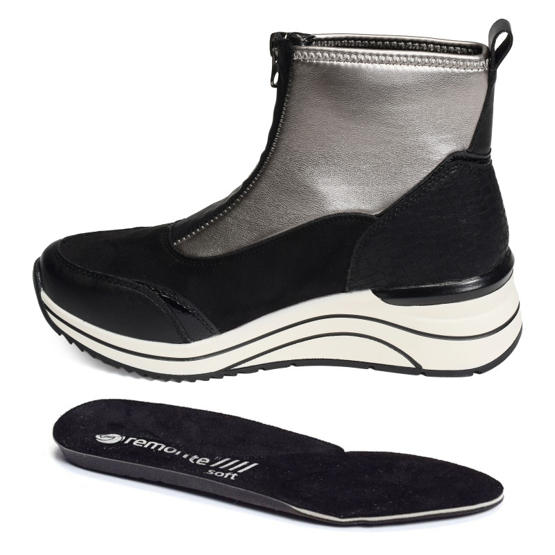 D0T78 Noir, Baskets montantes Remonte