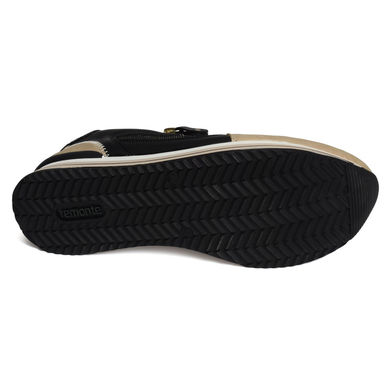 D1328 Noir Beige, Baskets running Remonte