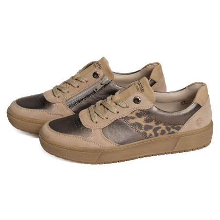 D2T01 Beige Bronze, Sneakers basses Remonte