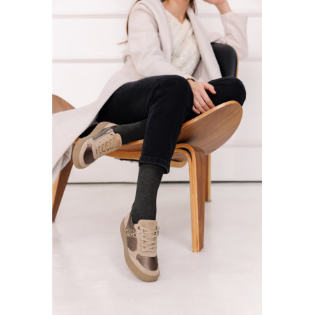 D2T01 Beige Bronze, Sneakers basses Remonte