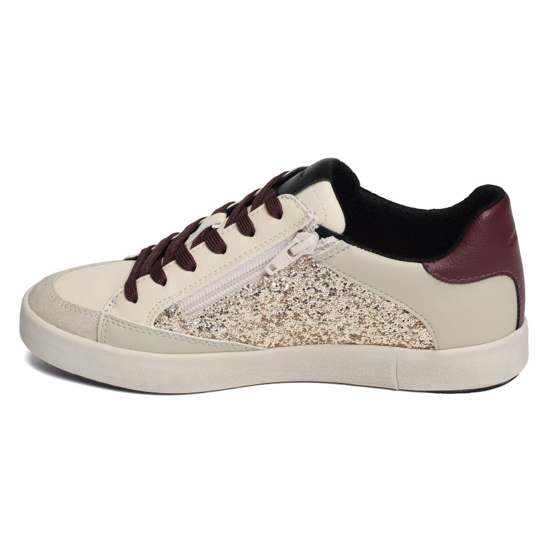 D BLOMIEE I Beige Or, Sneakers basses Geox