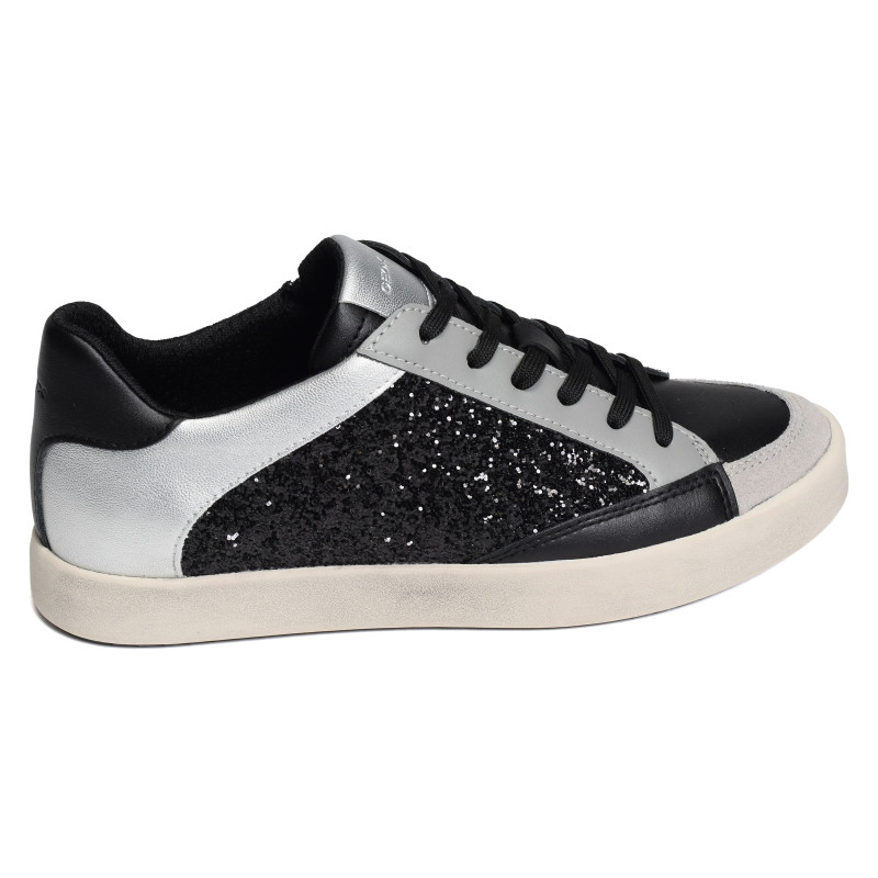 D BLOMIEE I Noir Gris, Sneakers basses Geox