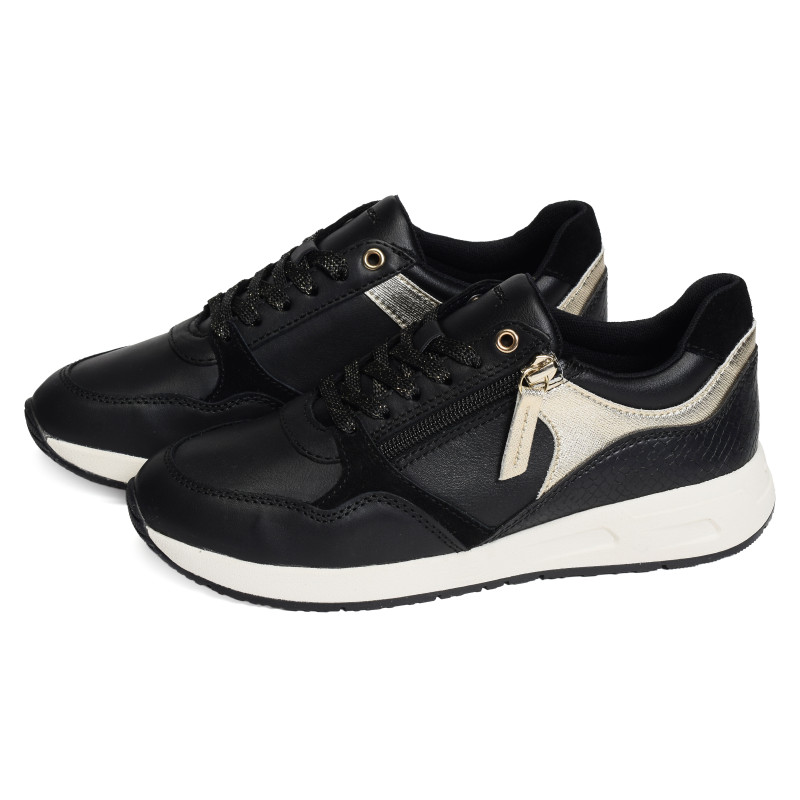 D BULMYA B Noir, Baskets running Geox