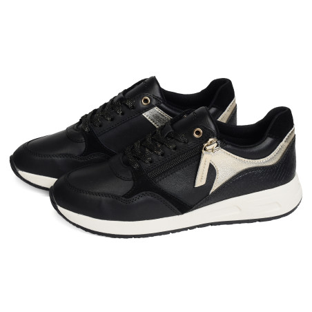 D BULMYA B Noir, Baskets running Geox