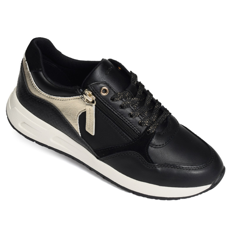D BULMYA B Noir, Baskets running Geox