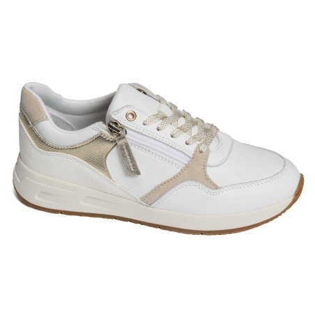 D BULMYA B Blanc, Baskets running Geox