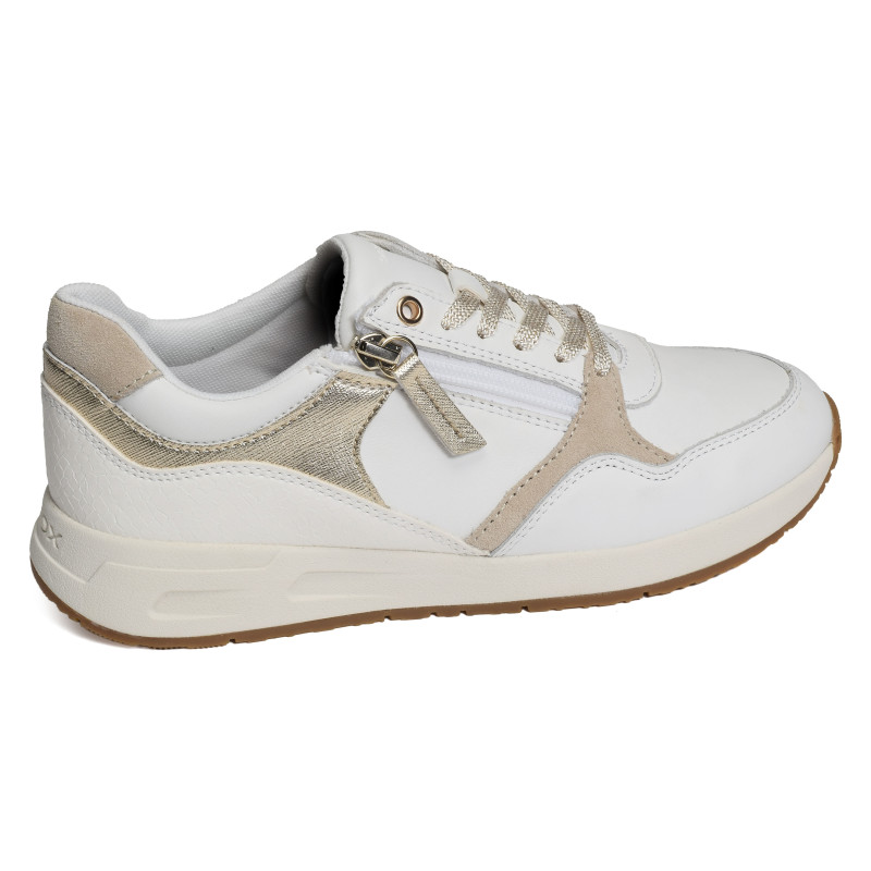 D BULMYA B Blanc, Baskets running Geox