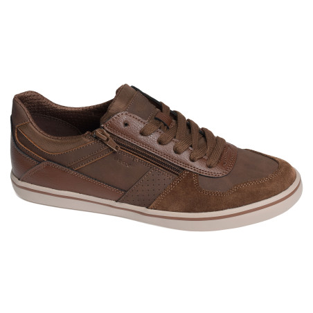 U ELVER A Marron, Sneakers basses Geox