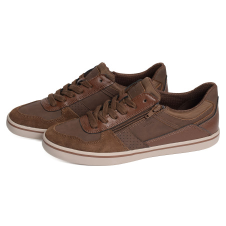 U ELVER A Marron, Sneakers basses Geox