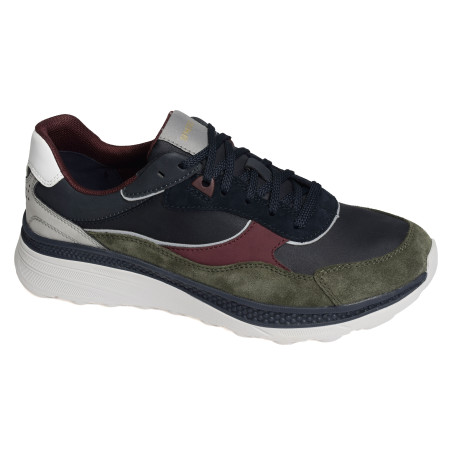 U SPHERICA ACTIF X1 Marine Kaki, Baskets running Geox