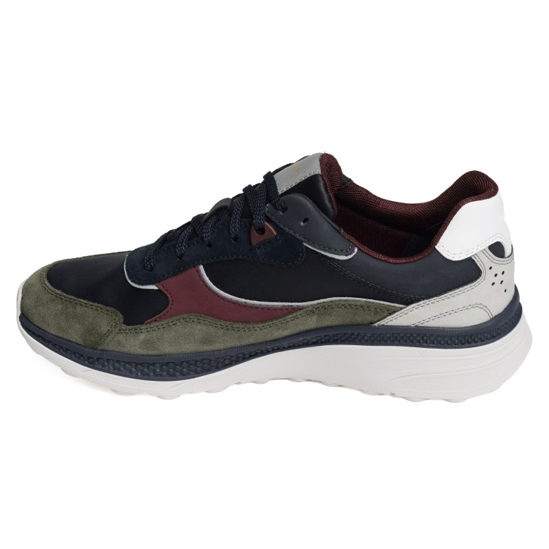 U SPHERICA ACTIF X1 Marine Kaki, Baskets running Geox