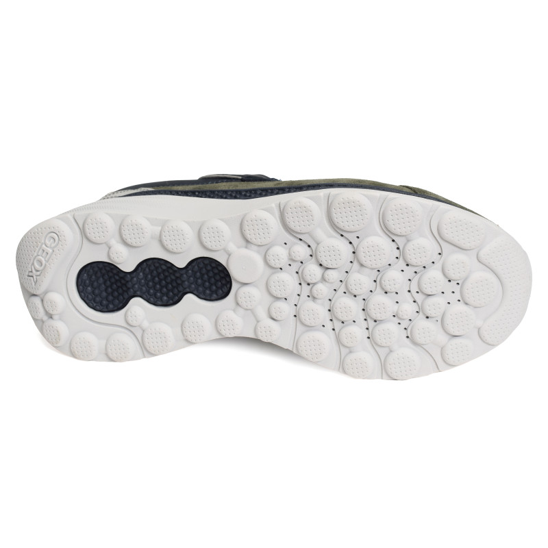 U SPHERICA ACTIF X1 Marine Kaki, Baskets running Geox
