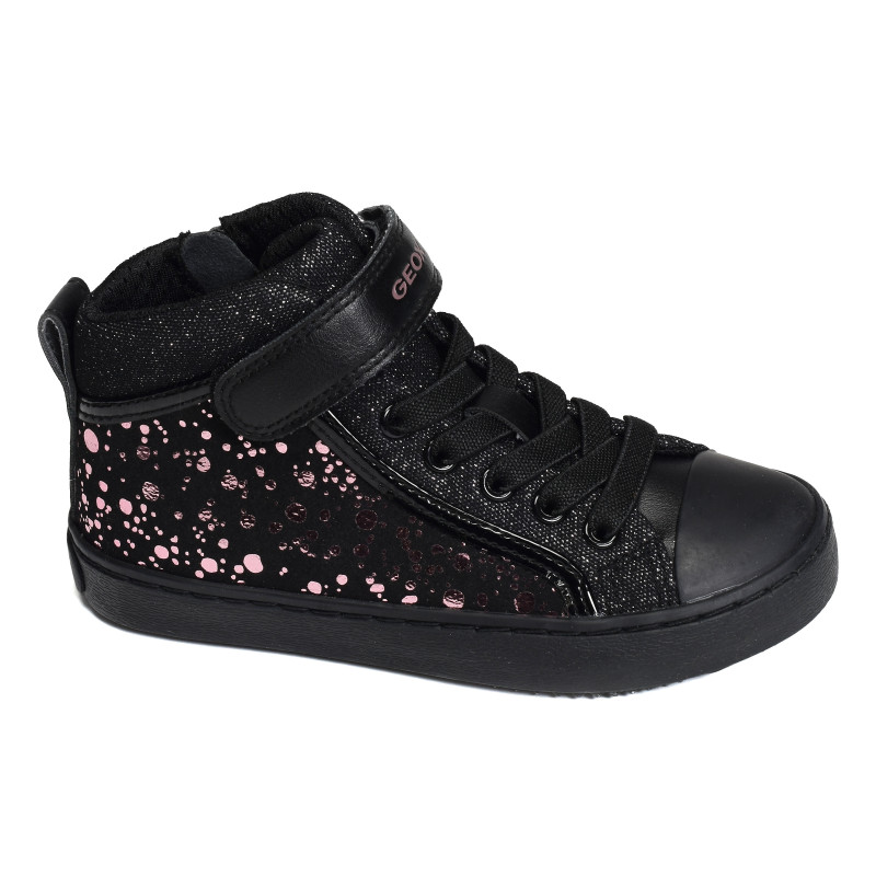 J KALISPERA GI Noir Violet, Baskets montantes Geox