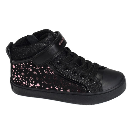 J KALISPERA GI Noir Violet, Baskets montantes Geox