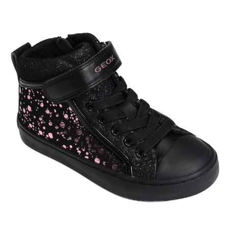 J KALISPERA GI Noir Violet, Baskets montantes Geox