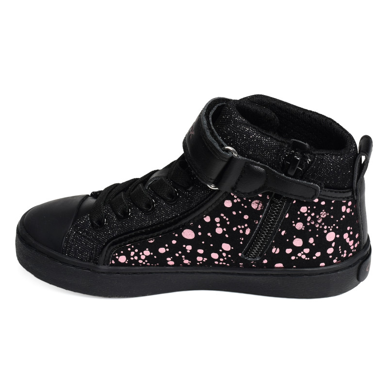 J KALISPERA GI Noir Violet, Baskets montantes Geox