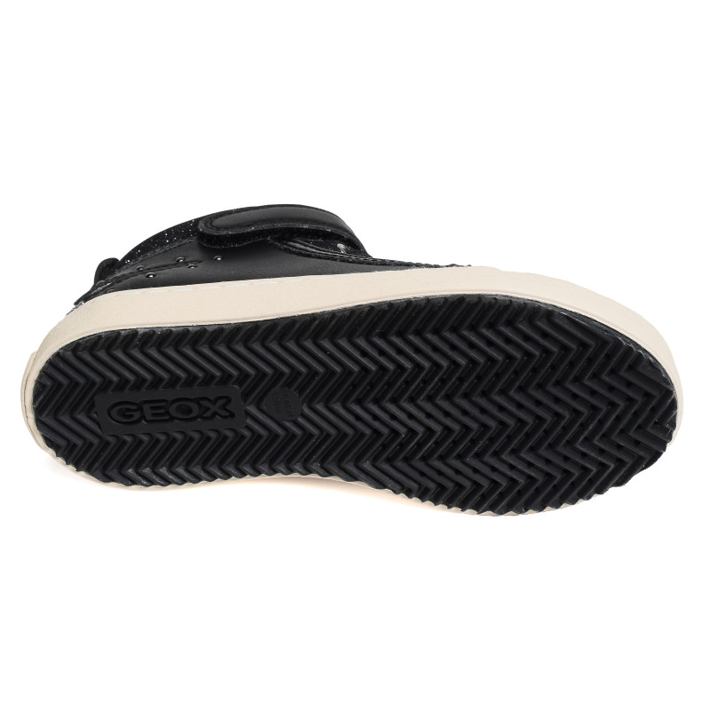 J KALISPERA GM Noir Argent, Baskets montantes Geox