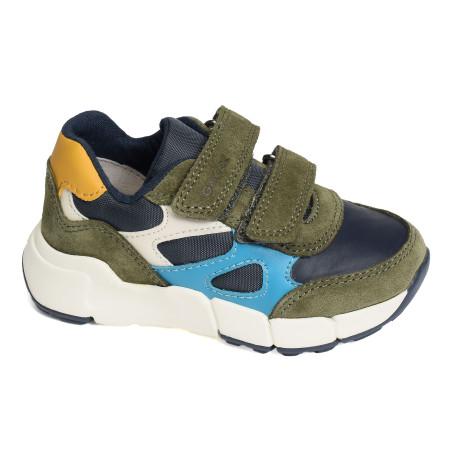 B FLEXYPER MINI BOY Kaki Marine, Baskets running Geox
