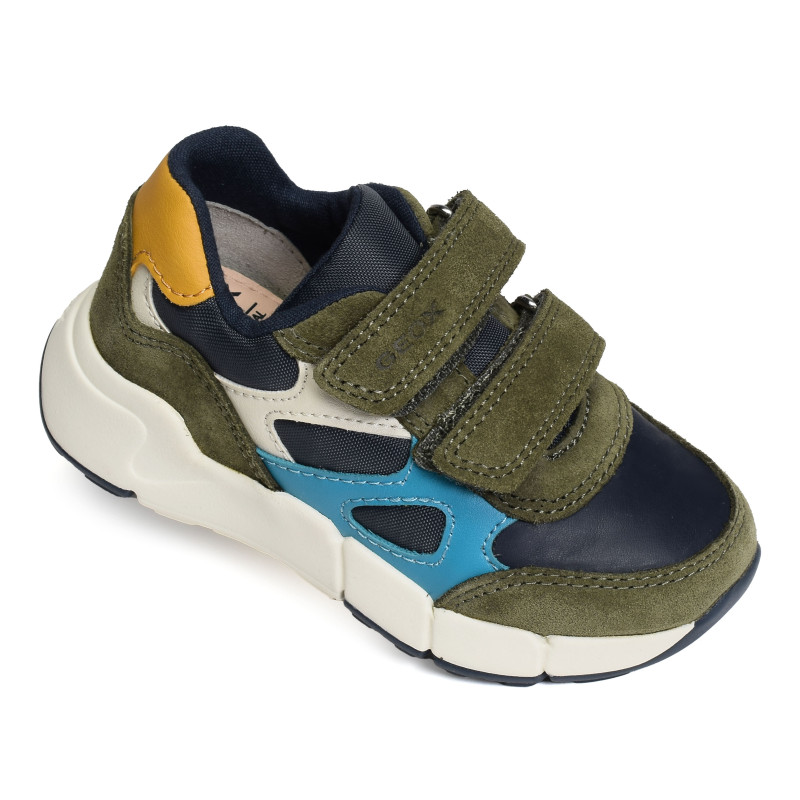 B FLEXYPER MINI BOY Kaki Marine, Baskets running Geox