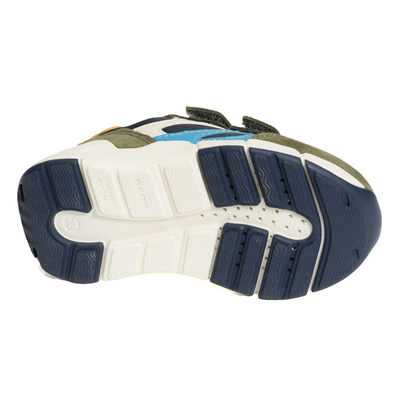 B FLEXYPER MINI BOY Kaki Marine, Baskets running Geox