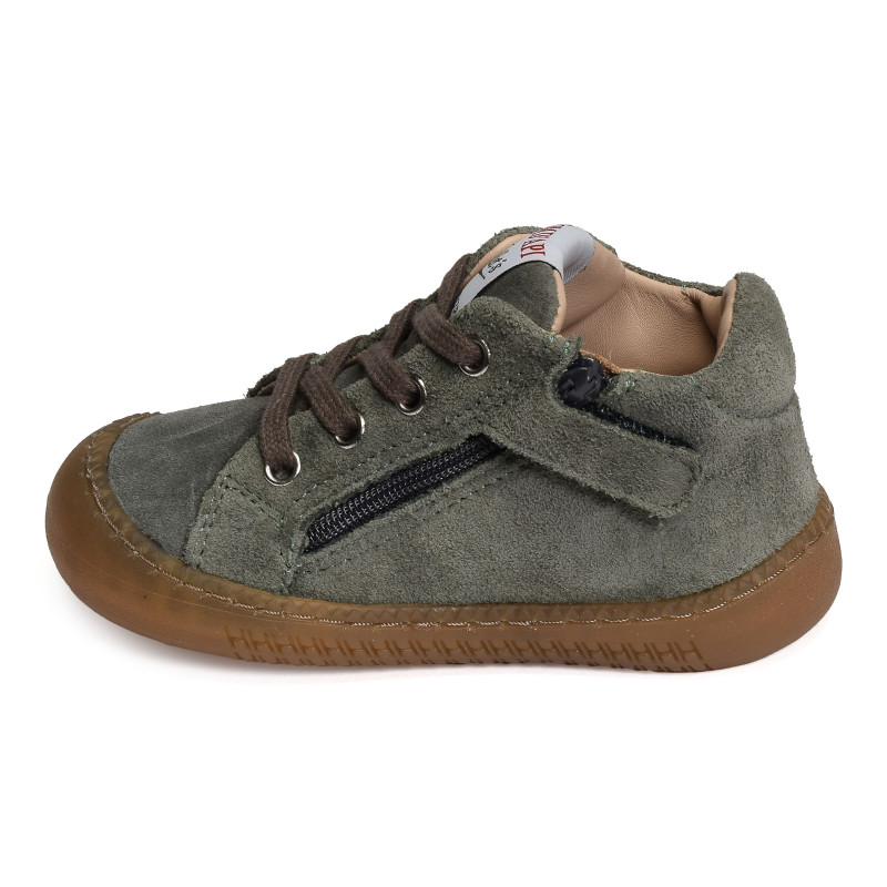 YAKA WALK BOY Kaki, Chaussures à Lacets Pom d'Api