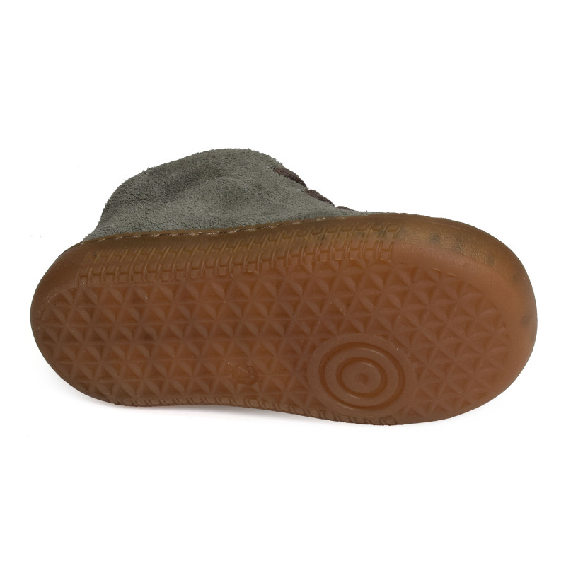 YAKA WALK BOY Kaki, Chaussures à Lacets Pom d'Api