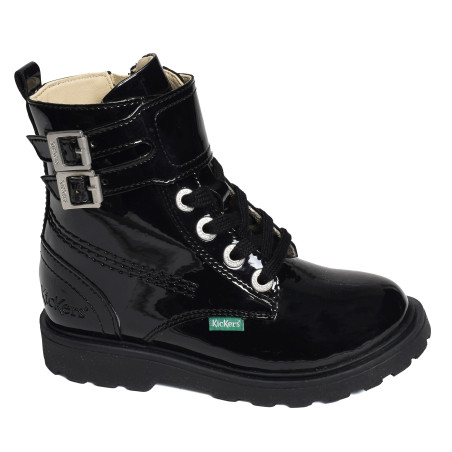 KICK BLUSH Verni Noir, Boots Kickers