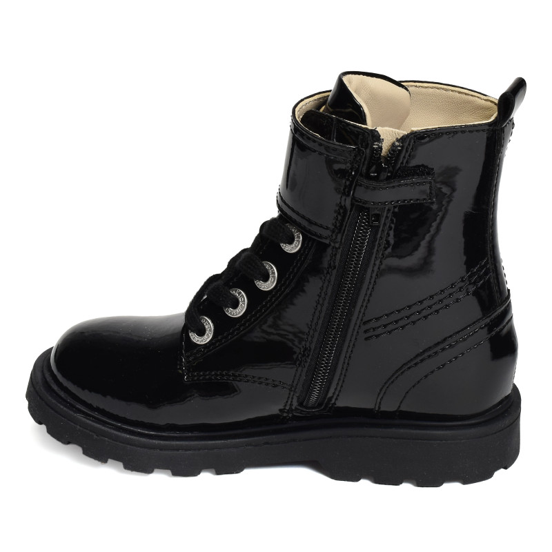 KICK BLUSH Verni Noir, Boots Kickers