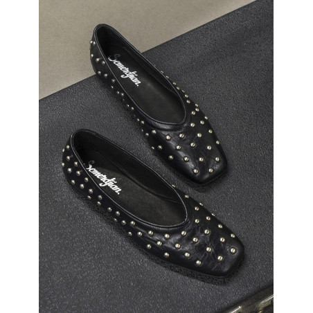 S095 Noir, Ballerines Semerdjian