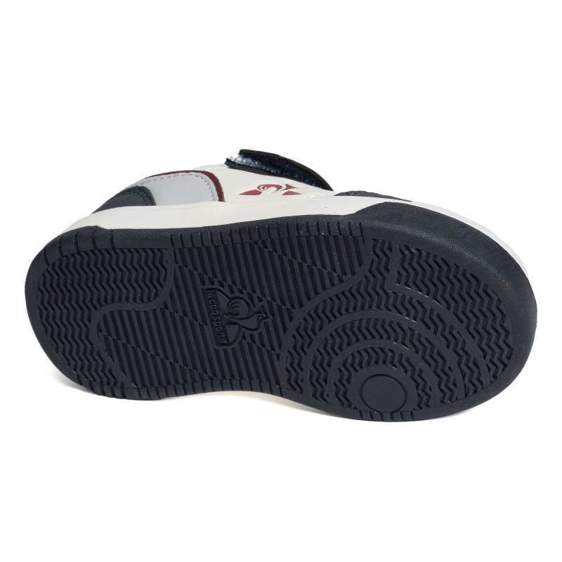 LCS COURT BOY Blanc Anthracite, Sneakers basses Le Coq Sportif