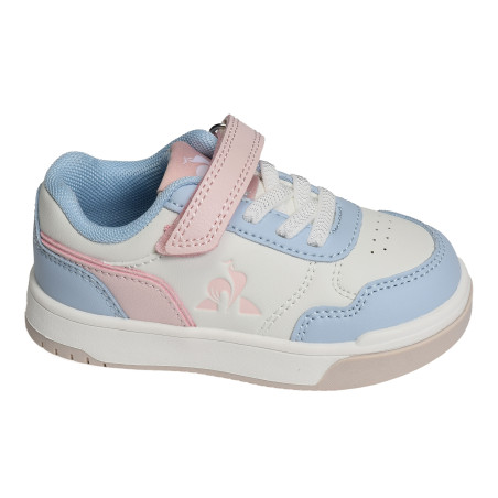 LCS COURT GIRL Blanc Rose, Sneakers basses Le Coq Sportif