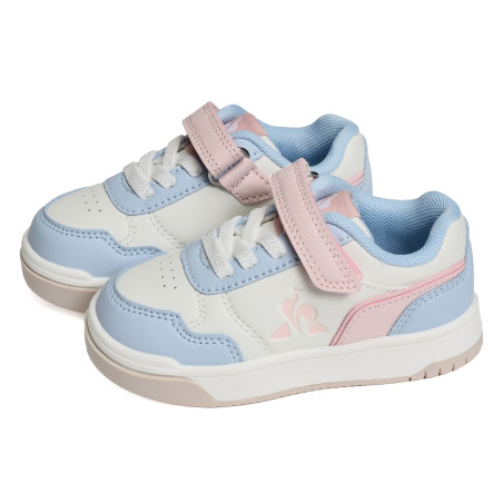 LCS COURT GIRL Blanc Rose, Sneakers basses Le Coq Sportif