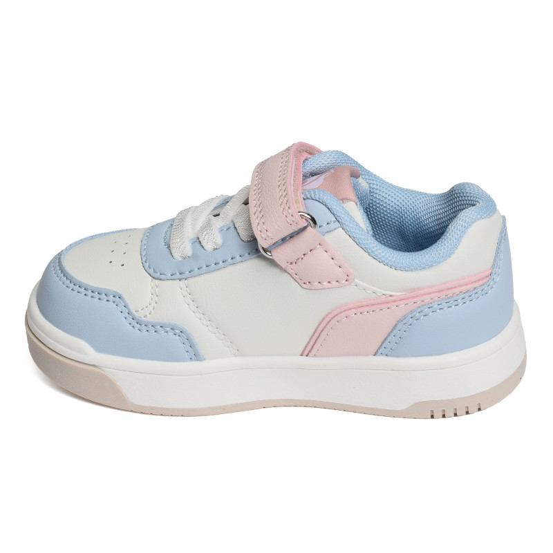LCS COURT GIRL Blanc Rose, Sneakers basses Le Coq Sportif