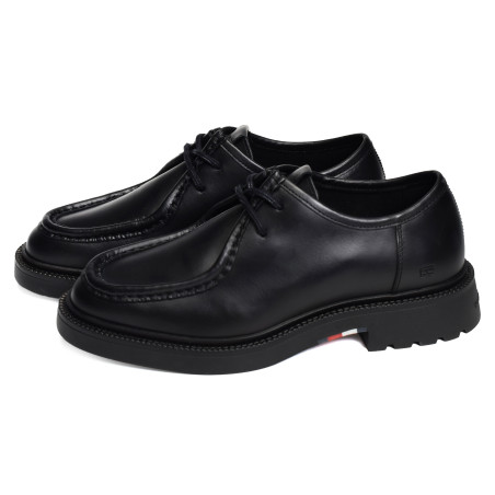 HILFIGER COMFORT LWT LTH MOC TOE 5588 Noir, Richelieus Tommy Hilfiger