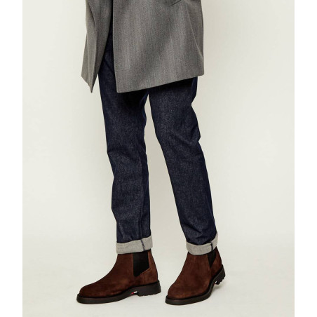 HILFIGER COMFORT LWT SDE CHELSEA 5592 Chocolat, Chelsea boots Tommy Hilfiger