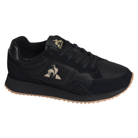 JET STAR Noir Or, Baskets running Le Coq Sportif
