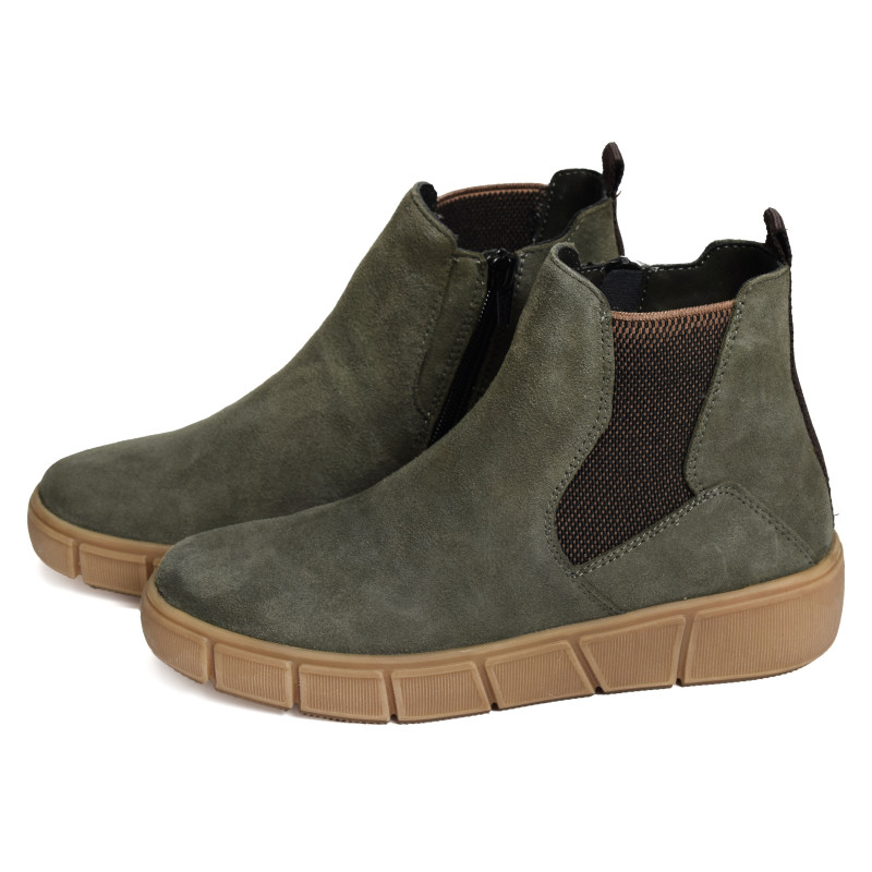 D1T71 Kaki, Chelsea boots Remonte
