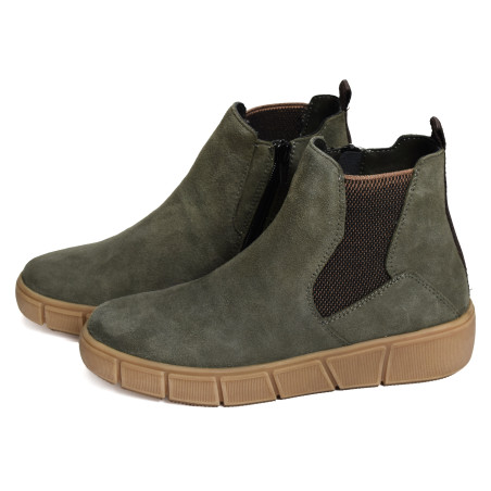 D1T71 Kaki, Chelsea boots Remonte