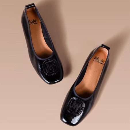 ARMEL Verni Noir, Ballerines Mam'zelle