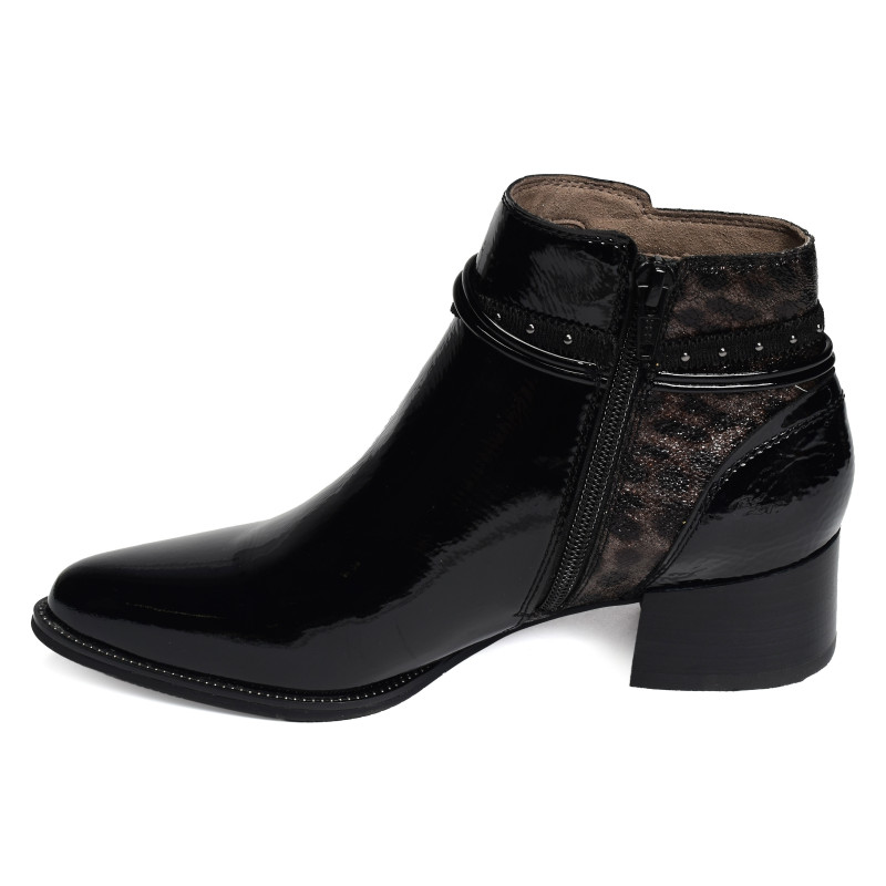 BANKS Verni Noir, Bottines Fugitive