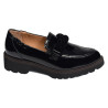 CYCLUZ Verni Noir, Mocassins Fugitive