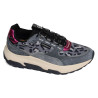 JAZONNE Gris Léopard, Baskets running TBS