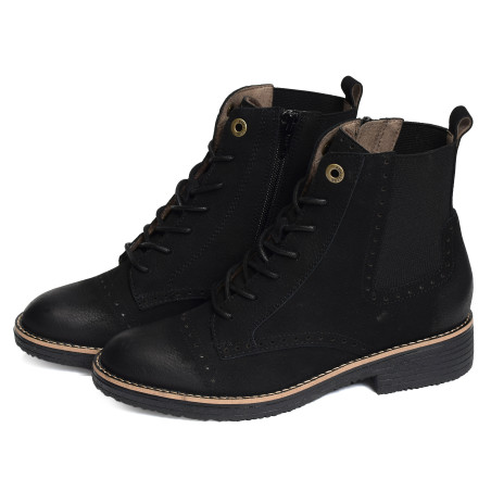 GELINE Noir, Boots Fugitive