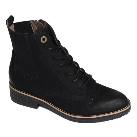 GELINE Noir, Boots Fugitive
