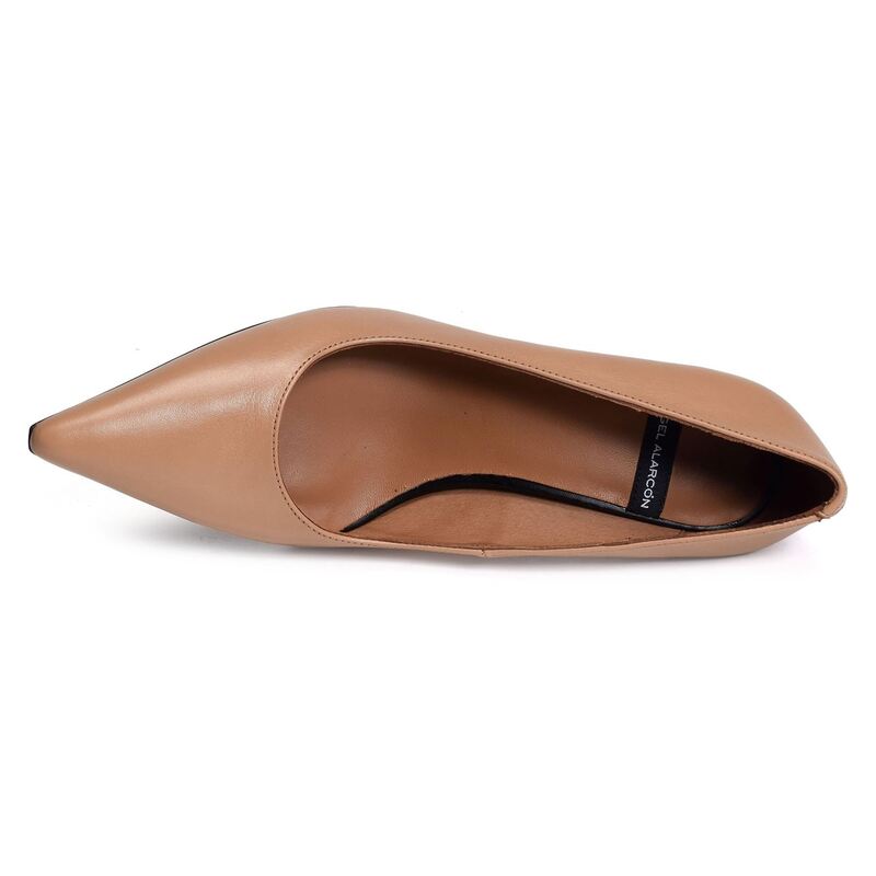CAMILE 22589 Beige, Escarpins à bout pointu Angel alarcon