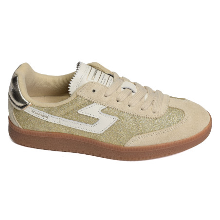 SHEFFIELD JOGGER W Gold Beige, Sneakers basses Schmoove