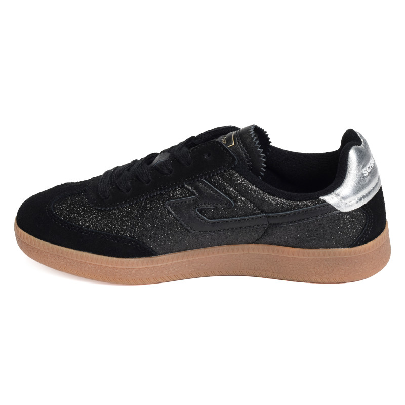 SHEFFIELD JOGGER W Noir Noir, Sneakers basses Schmoove
